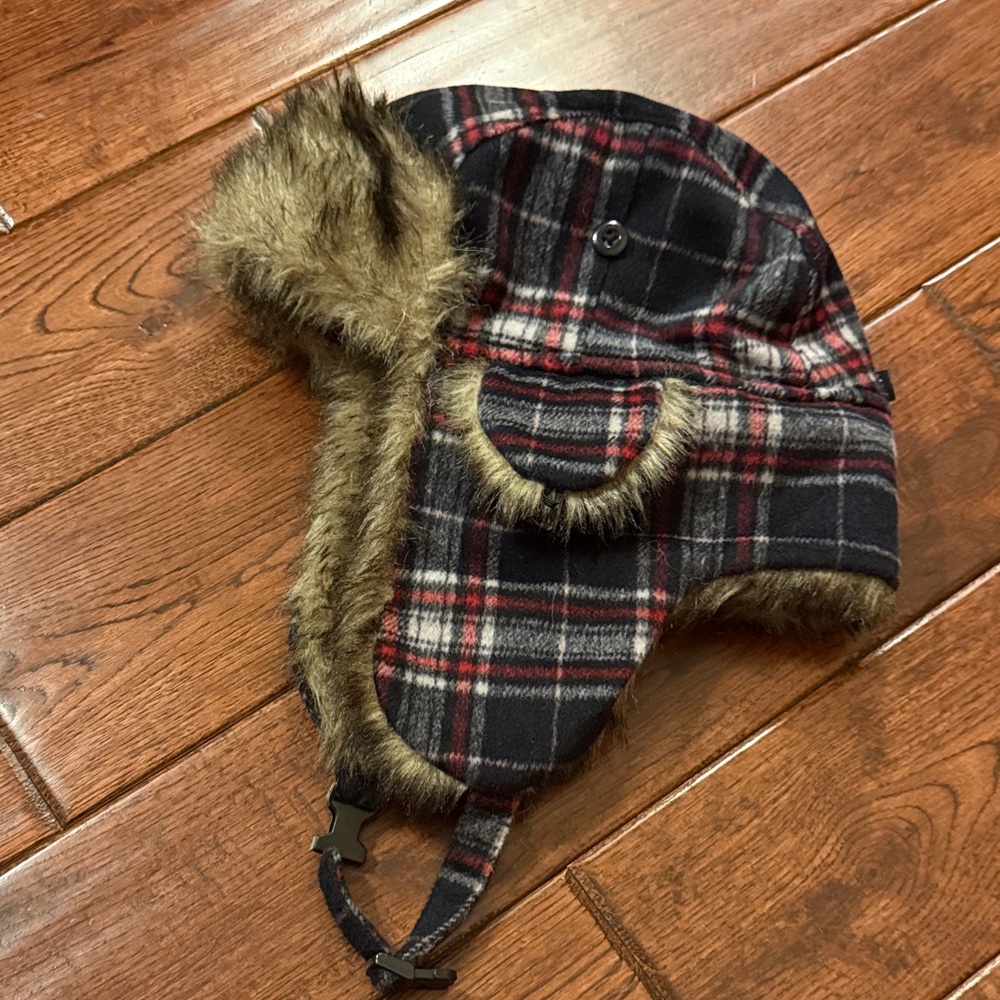 City hunter Plaid Trapper Hat